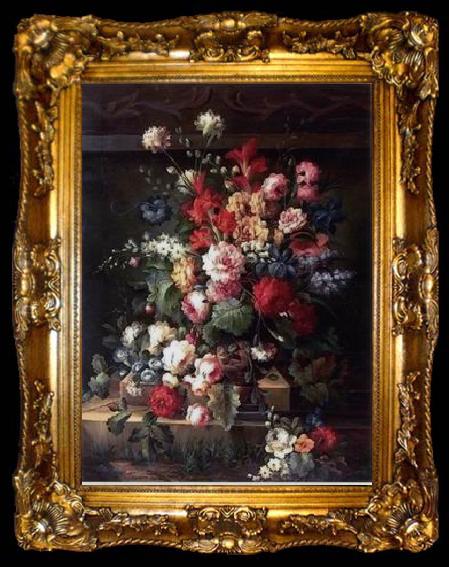 framed  unknow artist Floral, beautiful classical still life of flowers.065, ta009-2